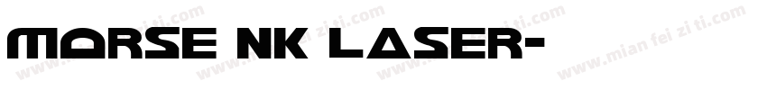 Morse NK Laser字体转换